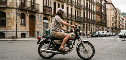 El fin de las chanclas y los cascos no homologados para motos