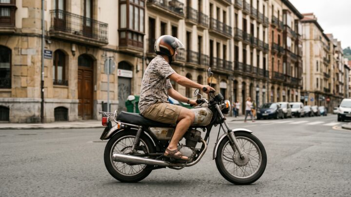 El fin de las chanclas y los cascos no homologados para motos