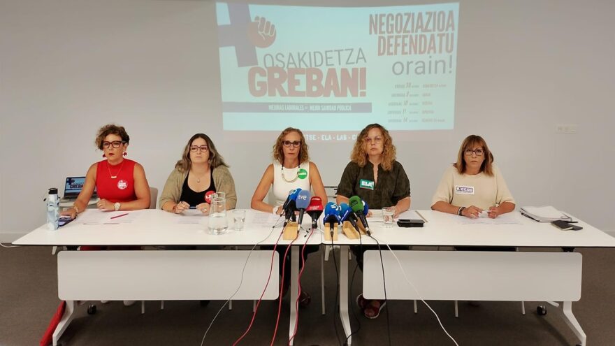 Cinco jornadas de huelga en Osakidetza entre octubre y diciembre