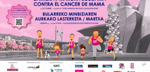 La Marea Rosa vuelve a Bilbao: 10.000 dorsales para impulsar la investigación contra el cáncer de mama