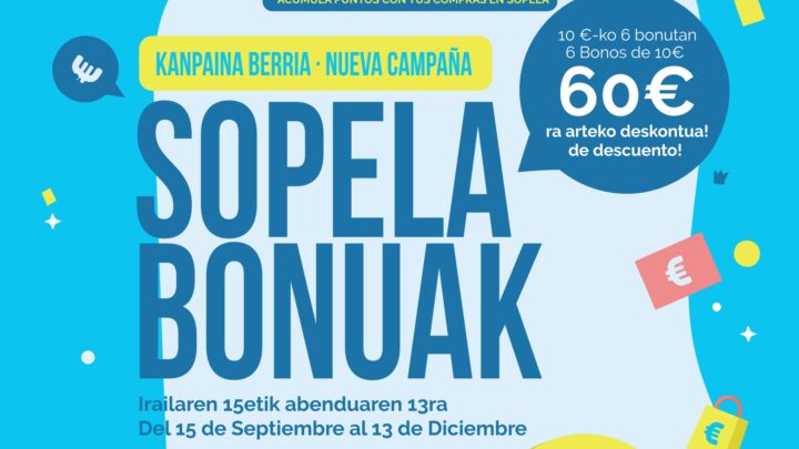 Sopela activa 80.000 euros en bonos para incentivar las compras