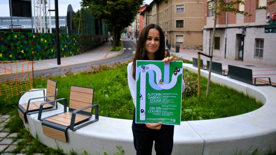 Sestao celebra el Día Sin Coches con una marcha ciclista