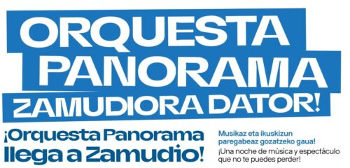 La Orquesta Panorama actuará gratis en Zamudio el 17 de octubre
