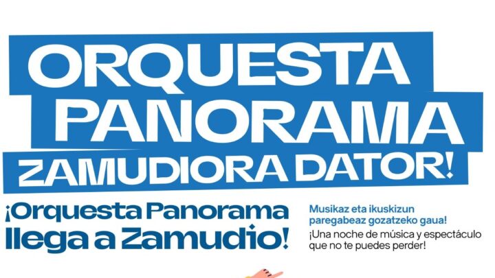 La Orquesta Panorama actuará gratis en Zamudio el 17 de octubre