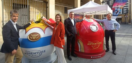 Disney se une a la campaña por el reciclaje de vidrio en Bilbao