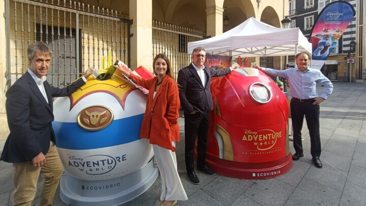 Disney se une a la campaña por el reciclaje de vidrio en Bilbao