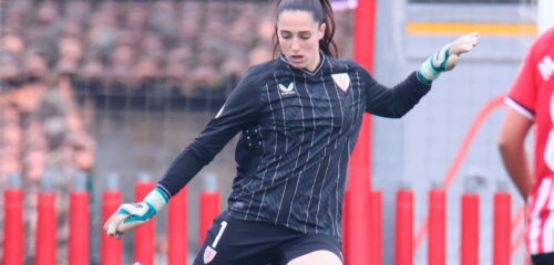 Eunate Astralaga: «Hay una competencia muy sana en la portería y nos hacemos mejores la una a la otra»