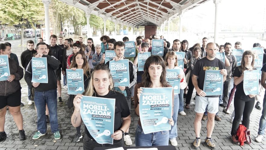 Convocan este viernes una manifestación en Bilbao «contra la especulación y por una vivienda garantizada»