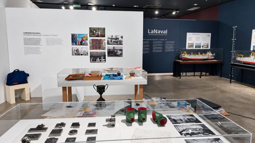 Itsasmuseum rinde homenaje al legado industrial y humano de La Naval con ‘Cantera de titanes’