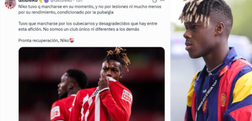 Nico Williams señala a sus críticos tras su lesión