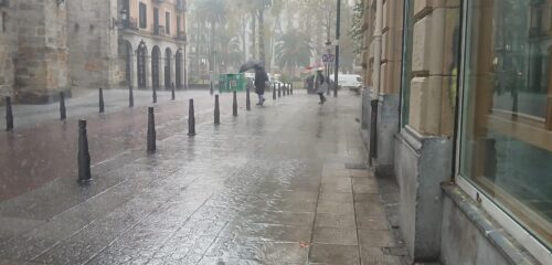 Bilbao cifra en 200 los percances causados por la tromba de agua