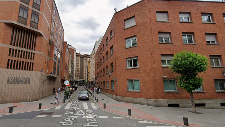 Corte nocturno de tráfico en el centro de Bilbao este miércoles