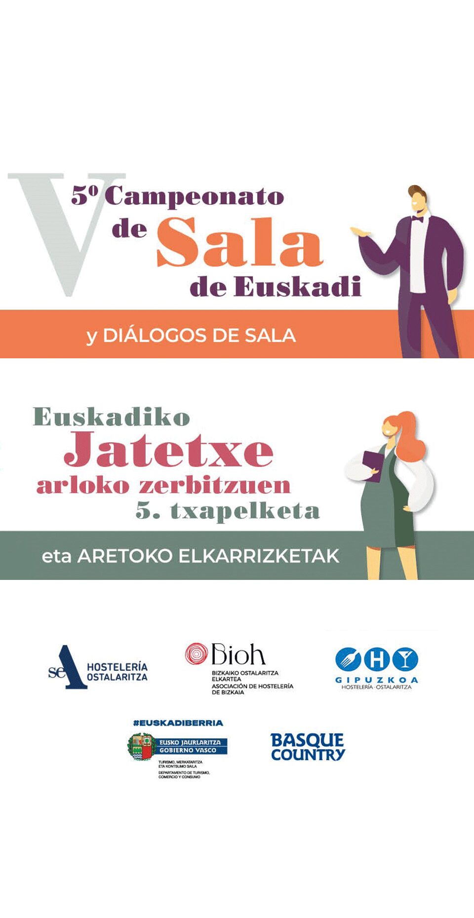 Banner de 5º Campeonato de Sala de Euskadi en Bilbao