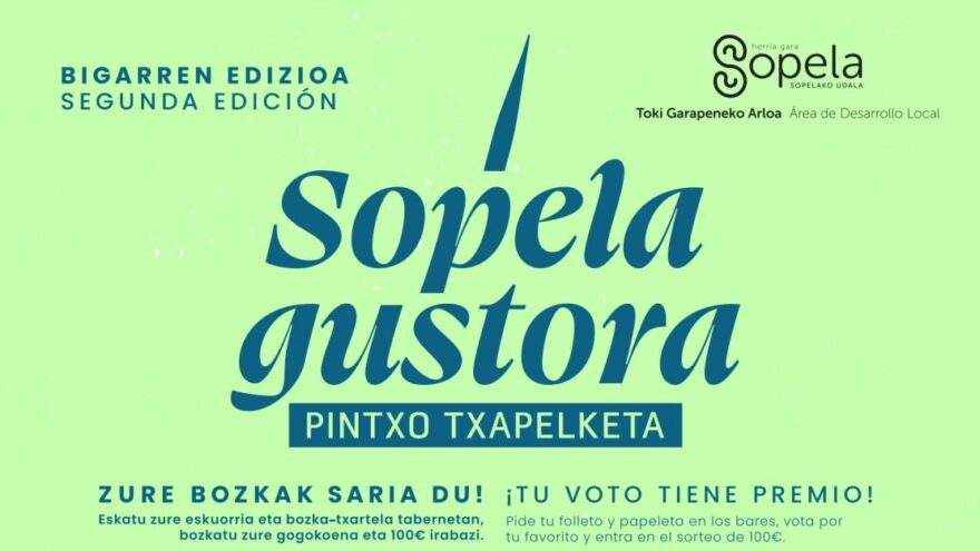 Sopela Gustora vuelve con 14 bares y dos rutas de pintxos