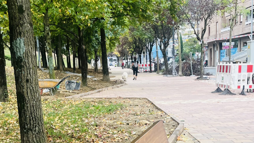 Basauri completa la primera fase de las obras de Bizkotxalde