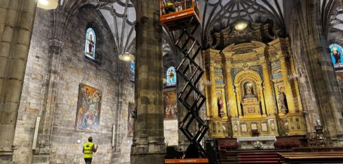 Arranca la excavación arqueológica en la basílica de Begoña