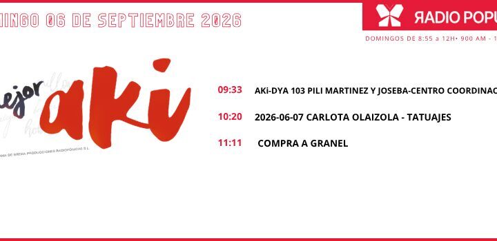 DOMINGO 06 SEPTIEMBRE 2026 MEJOR AQUÍ