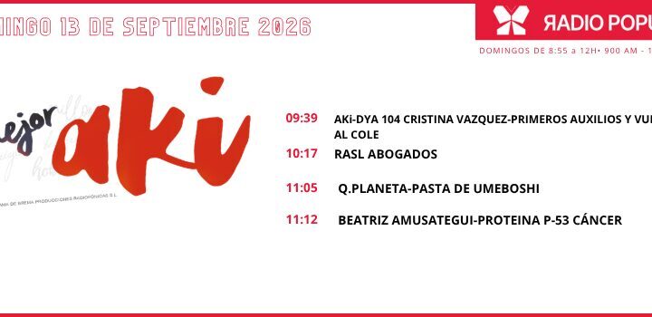 DOMINGO 13 SEPTIEMBRE 2026 MEJOR AQUÍ