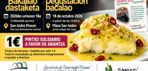 Basauri organiza un pintxo solidario para ayudar a Arantxa