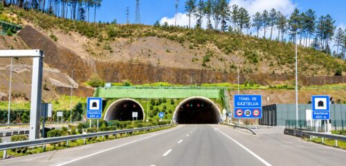 El túnel de Gaztelua permanecerá cerrado hasta el viernes