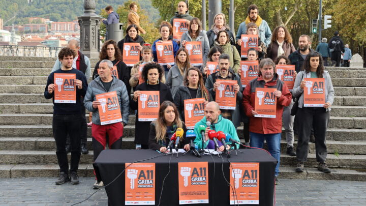 La vivienda lleva a Euskal Herria a la huelga general: los sindicatos exigen el fin de la especulación inmobiliaria