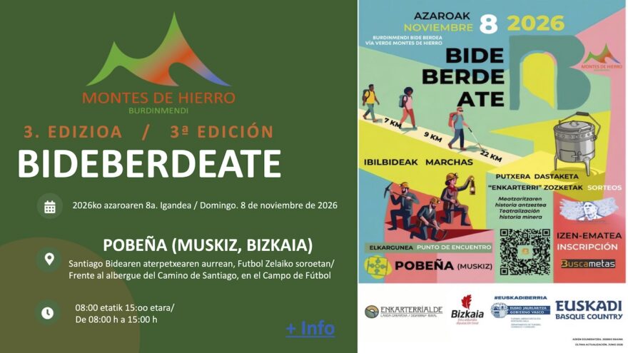 BideBerdeate 2026 reúne ya a mil personas en Muskiz