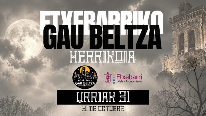 Etxebarri celebra Gau Beltza con kalejira y tradición vasca