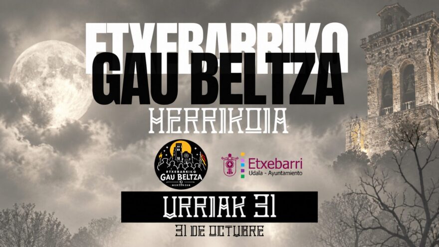 Etxebarri celebra Gau Beltza con kalejira y tradición vasca