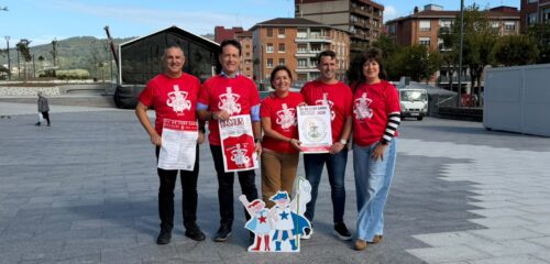 Basauri se viste de rojo este domingo con ‘Gu Be Zuek Gara’ contra el cáncer infantil