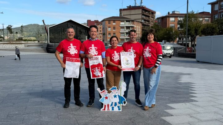 Basauri se viste de rojo este domingo con ‘Gu Be Zuek Gara’ contra el cáncer infantil