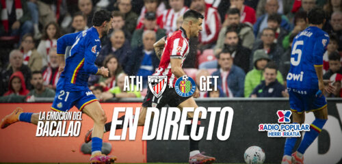 Athletic Club – Getafe CF en directo con La Emoción del Bacalao | Jornada 10 de LaLiga EA Sports 2026-27