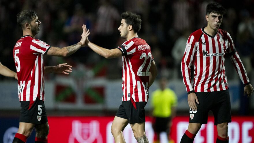 ⚽ Nico Serrano marca con la derecha el tercero de la noche | AE Prat 1-6 Athletic Club